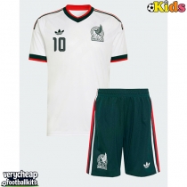 Mexico Alexis Vega #10 Replica Away Minikit World Cup 2026 Short Sleeve (+ pants)